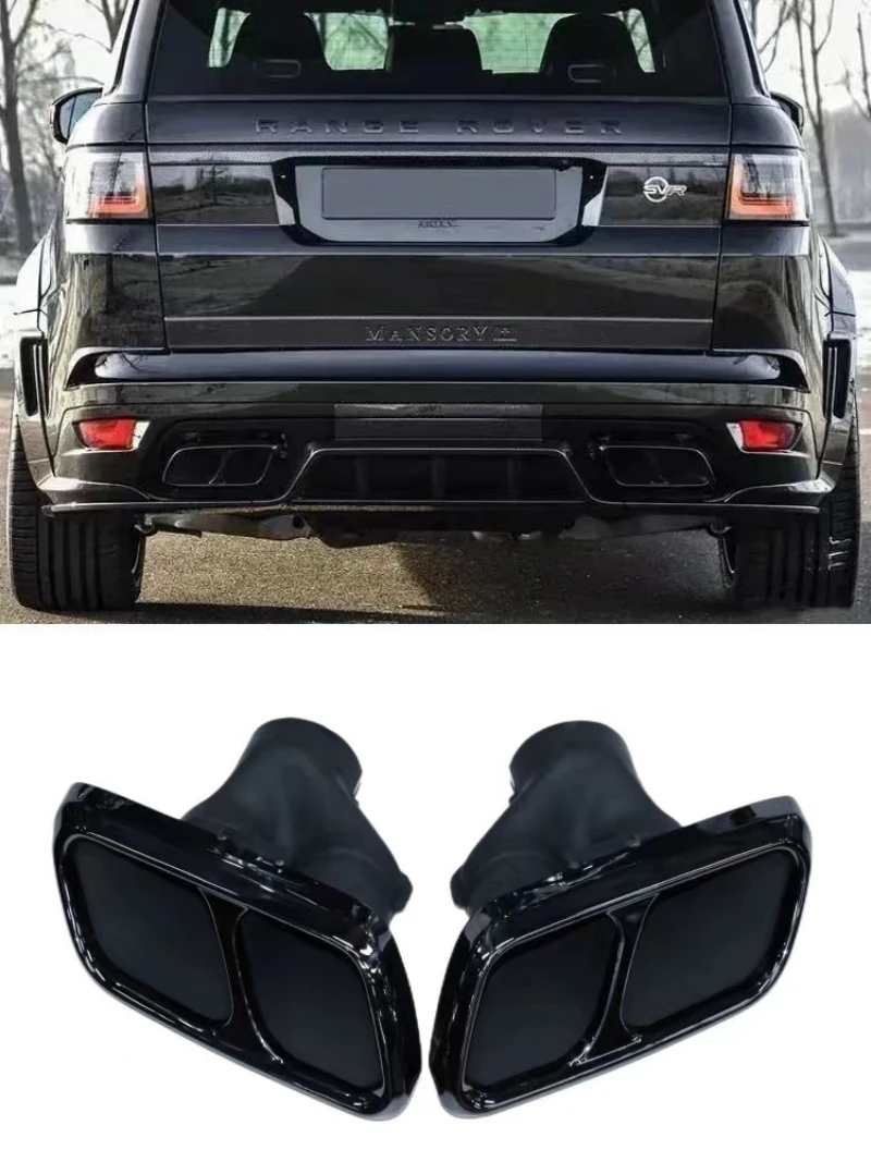 

Punta de escape para coche, silenciador de tubo de escape de acero inoxidable 304 para Range Rover 2014-2017, con sistema de esc