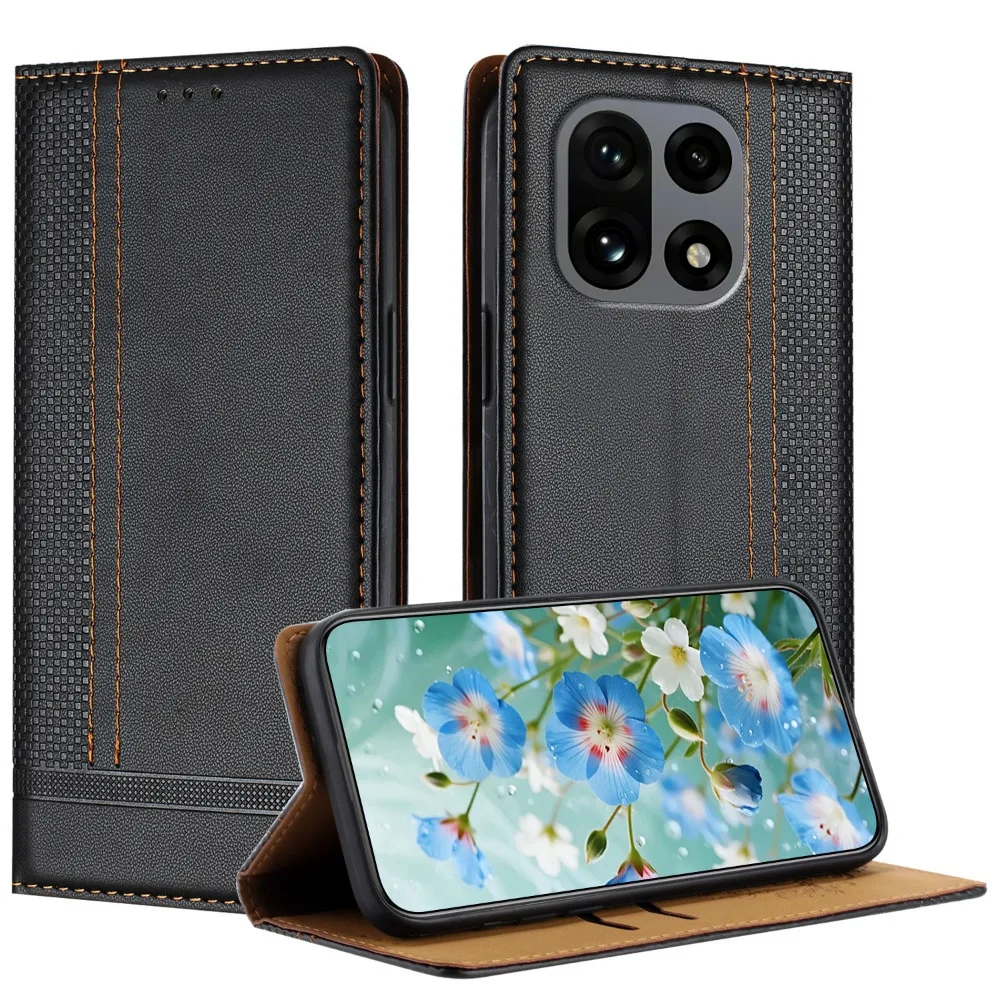 Luxury Magnetic Wallet Book Case