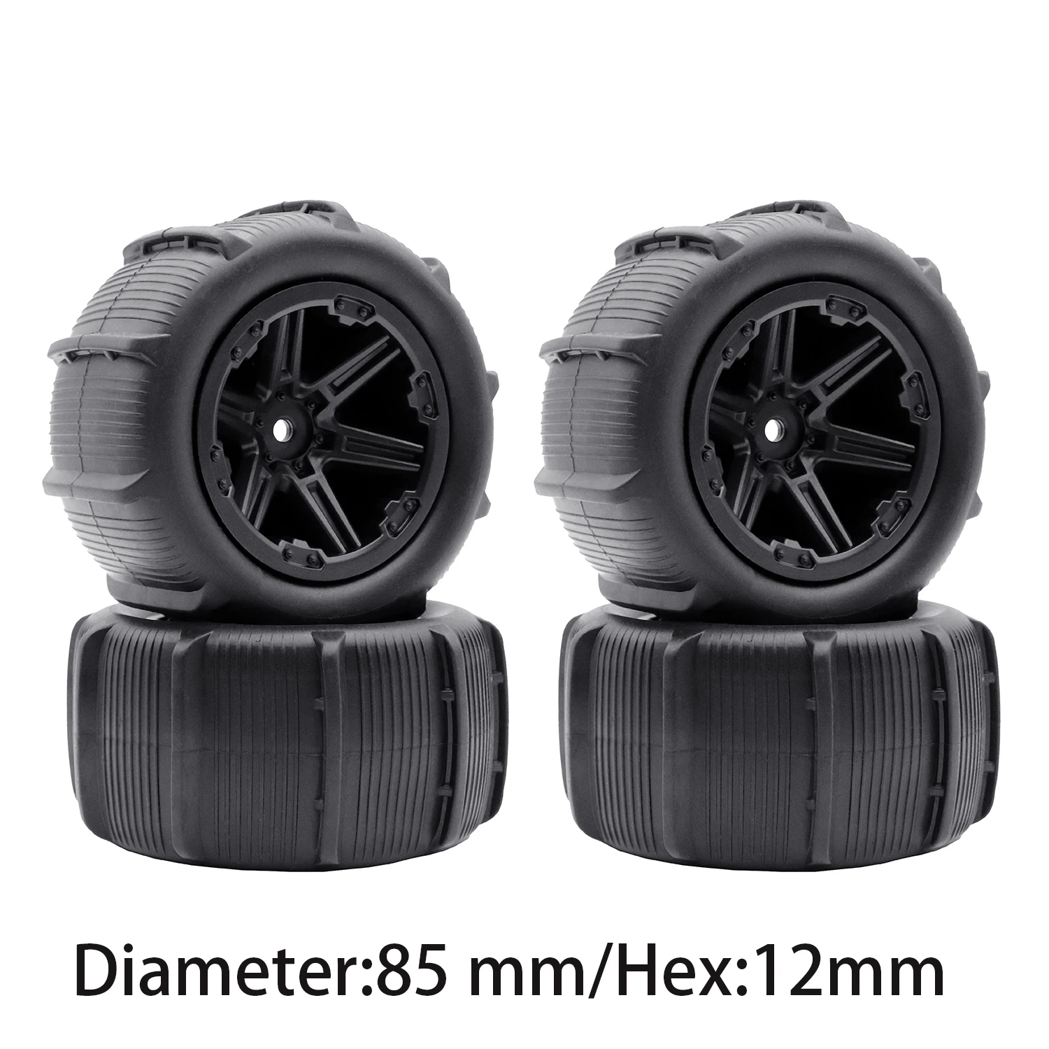 Pneus de Rechange Voiture RC 1/10 - 4 Pièces - 6035/6034/6324