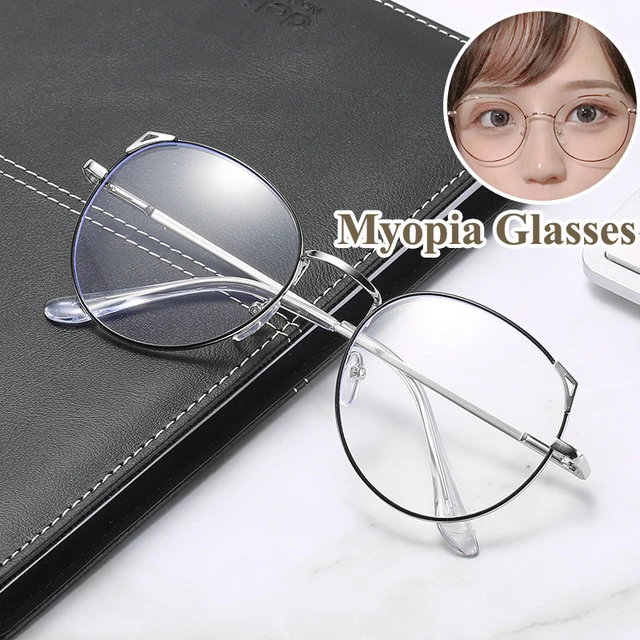 Fashion Pink Transparent Myopia Glasses Women 2021 Trendy Cat Eye Glasses  Blocking Computer Diopter Prescription Lenses -2 -3 - AliExpress