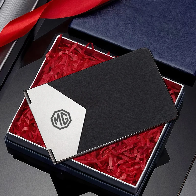 Premium Leather Car Logo ID Document Holder Card Cover