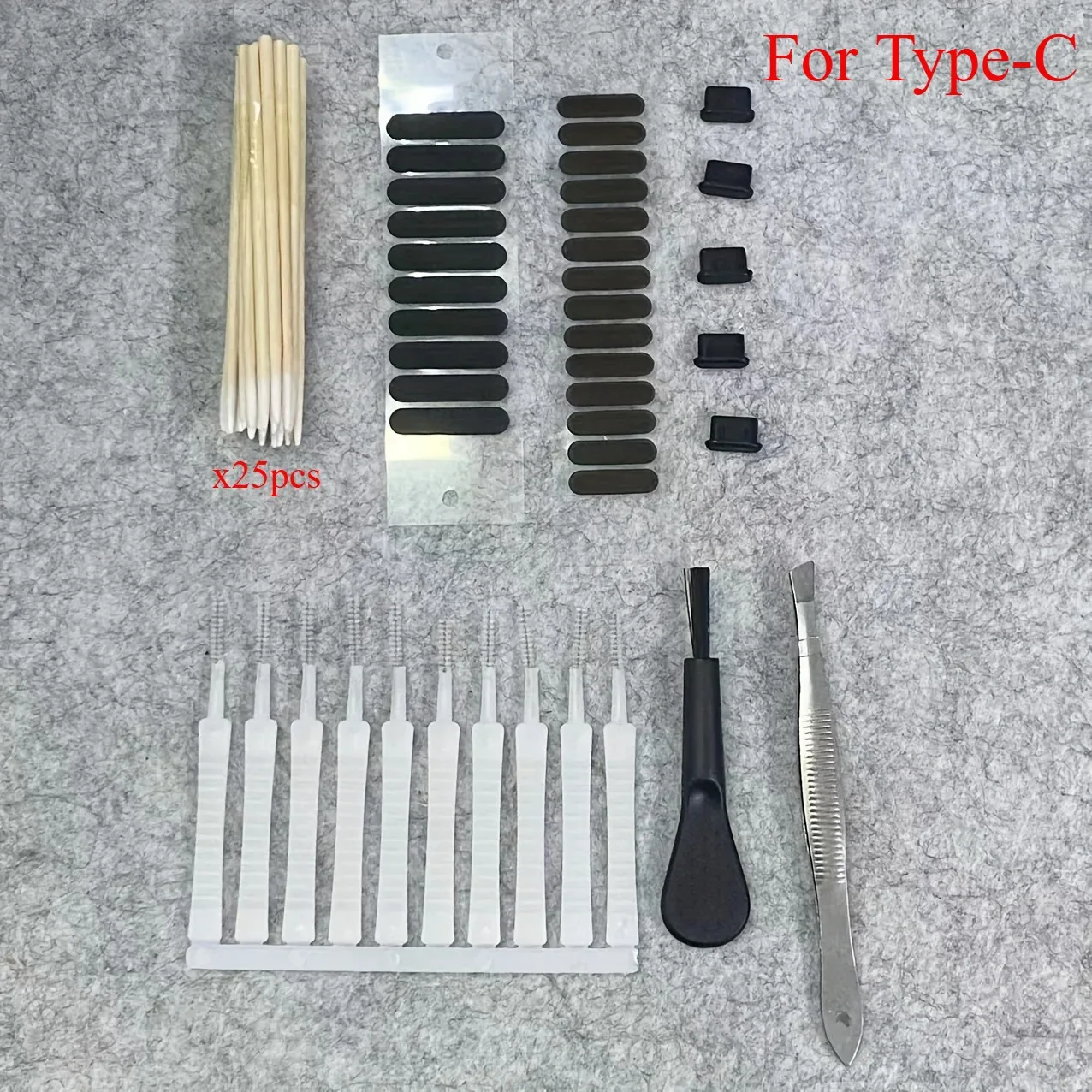 Comprehensive 66-Piece Phone Cleaning Tool Kit with Dust Remover Brush for Charging Port and Speaker Maintenance