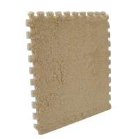 Promotion! 50 Piece Interlocking Foam EVA Fuzzy Mat Flooring  Carpet Tiles For Kids - Perfect For Nursery Décor, Baby Room 1