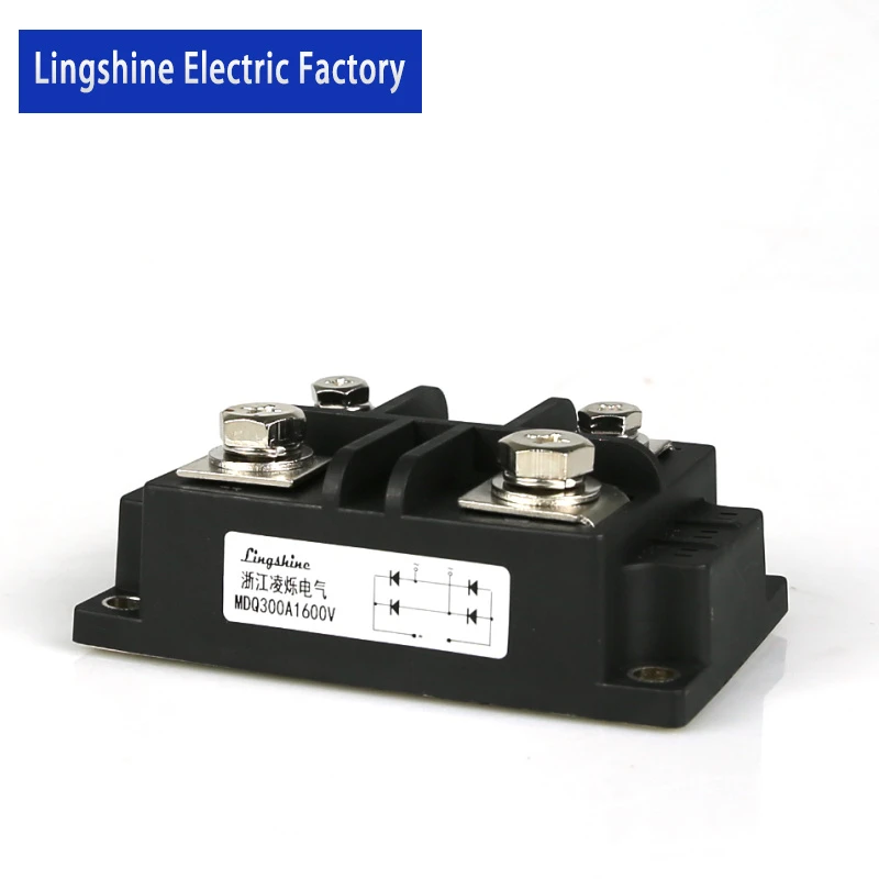 1pc New Single Phase Rectify Module Mdq300a 1600v Large Rectify Bridge