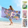 Labubu Laptop Beach Towels Shower Towel Sauna Travel Spa Microfiber Quick Dry Gym Accessories Cute Room Decor 1