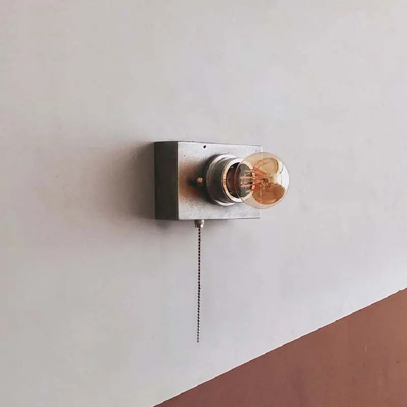 

Customized Industrial House Decoration Retro Decorative Wall Lamp With Switch Entrance Industrial Coffee Shop Cast Wall Light
