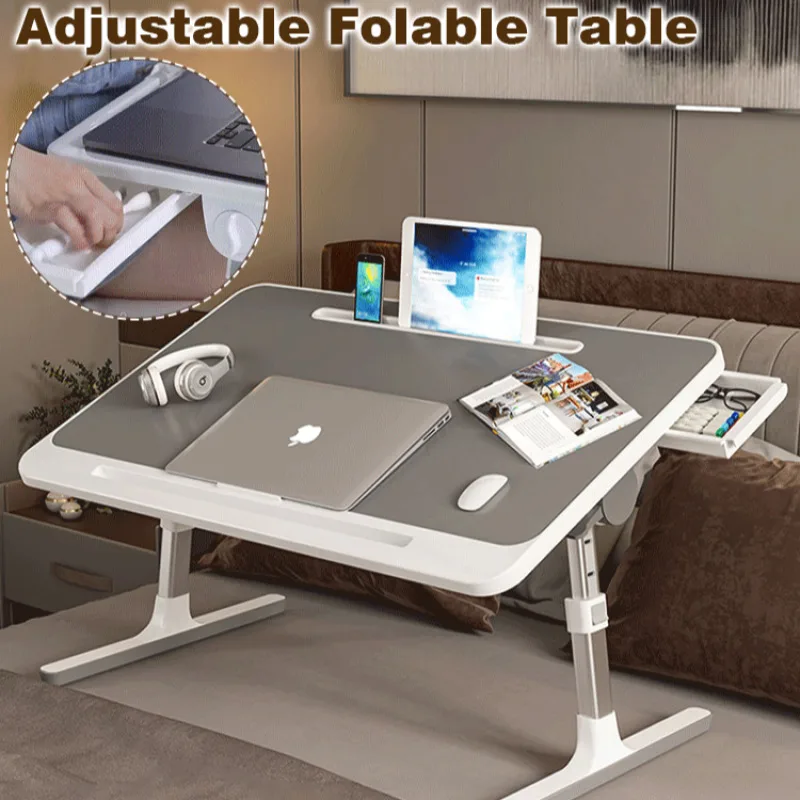 Portable folding desk on bed Student dormitory multifunctional bed desk Multifunctional