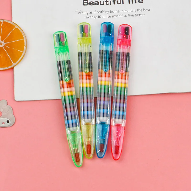 20 colors children's colored crayons set oil pastels colored crayons color pencils children painting supplies