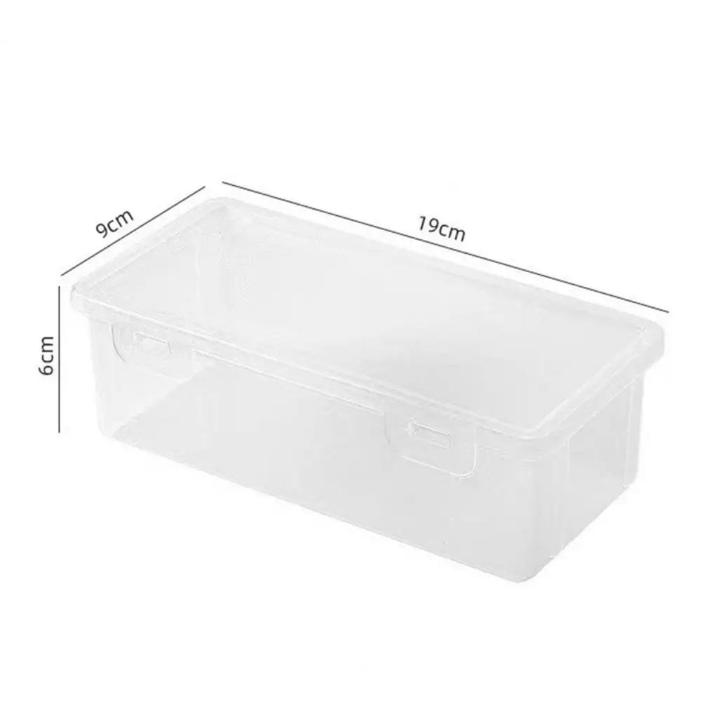 Stackable Pencil Storage Box Transparent Stationery Storage Box Pen Holder Simple Clear Student Desktop Snap-on Lid Pen Case pen holder,desktop storage box,stationery organizer,stationery storage box,pen pencil case