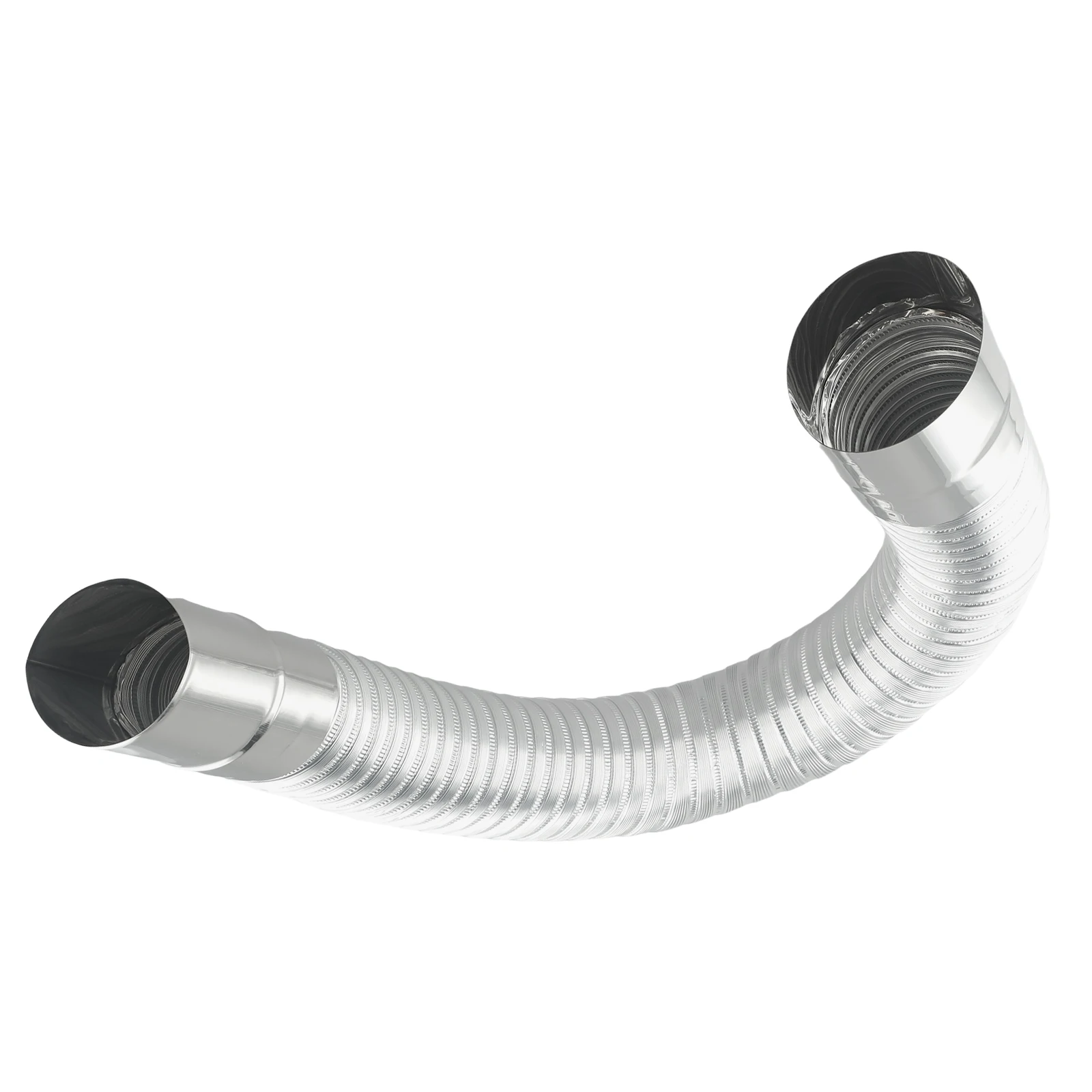 

Elbow Pipe Chimney Liner Bend Multi Flue Stove Pipe Stretching Flexible Hose Stainless Steel Heater Exhaust Tube Connector