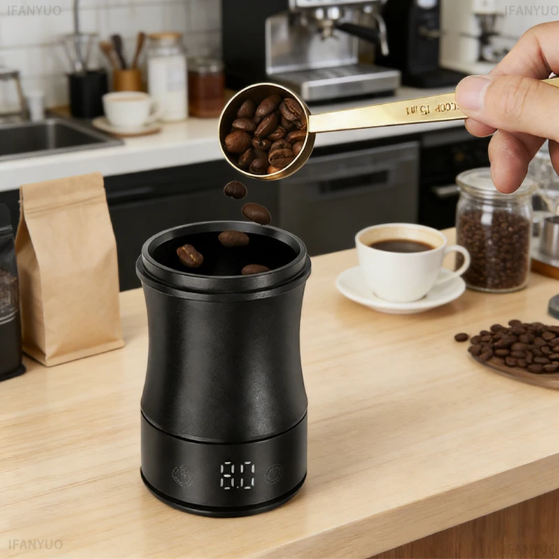 Dual-Purpose Coffee Dosing Cup with Integrated LED Precision Scale - Barista Gift & Espresso Accessory