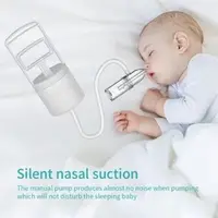 Congestion Relief Manual Toddlers Nasal Aspirator Removable Anti-backflow Mucus Cleaner Soft Silicone Nose Cleaner Nasal Care