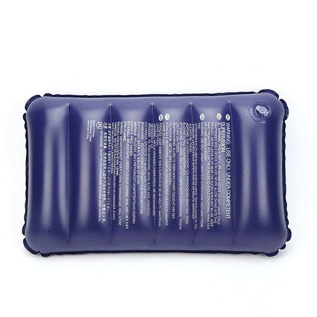 PVC Flocking Inflatable Pillow 80g Portable Outdoor Travel Tent Camping Pillow Suitable for Home Hiking Sleep Rest