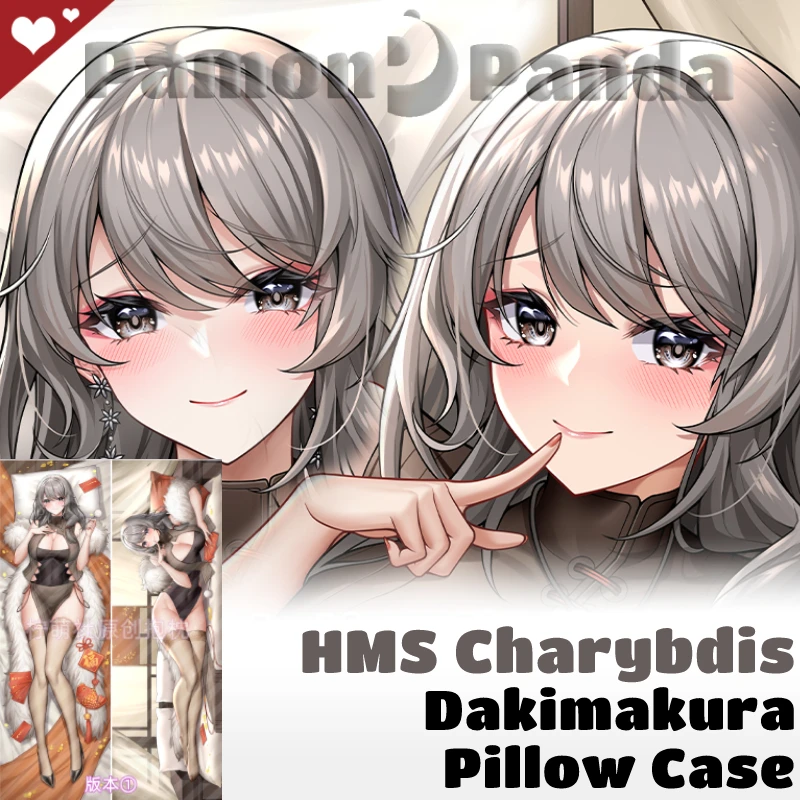 

HMS Charybdis Dakimakura Azur Lane Game Pillow Cover Hugging Cushion Case Otaku Full Body Pillowcase Home Bedding Decor Gift