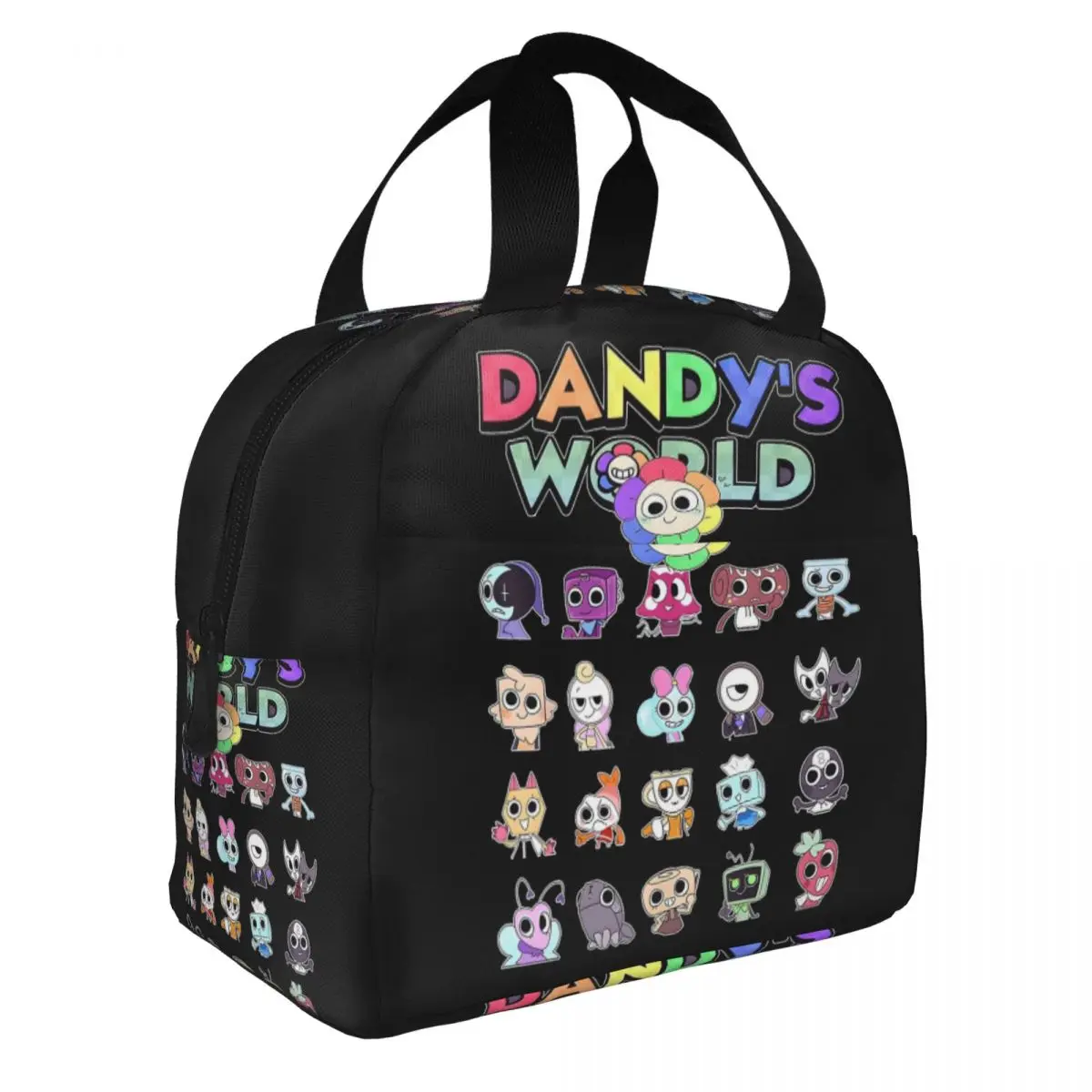 Dandy's World Insulated Lunch Bag Thermal Bag Meal Container Leakproof Tote Lunch Box Girl Boy Office Picnic