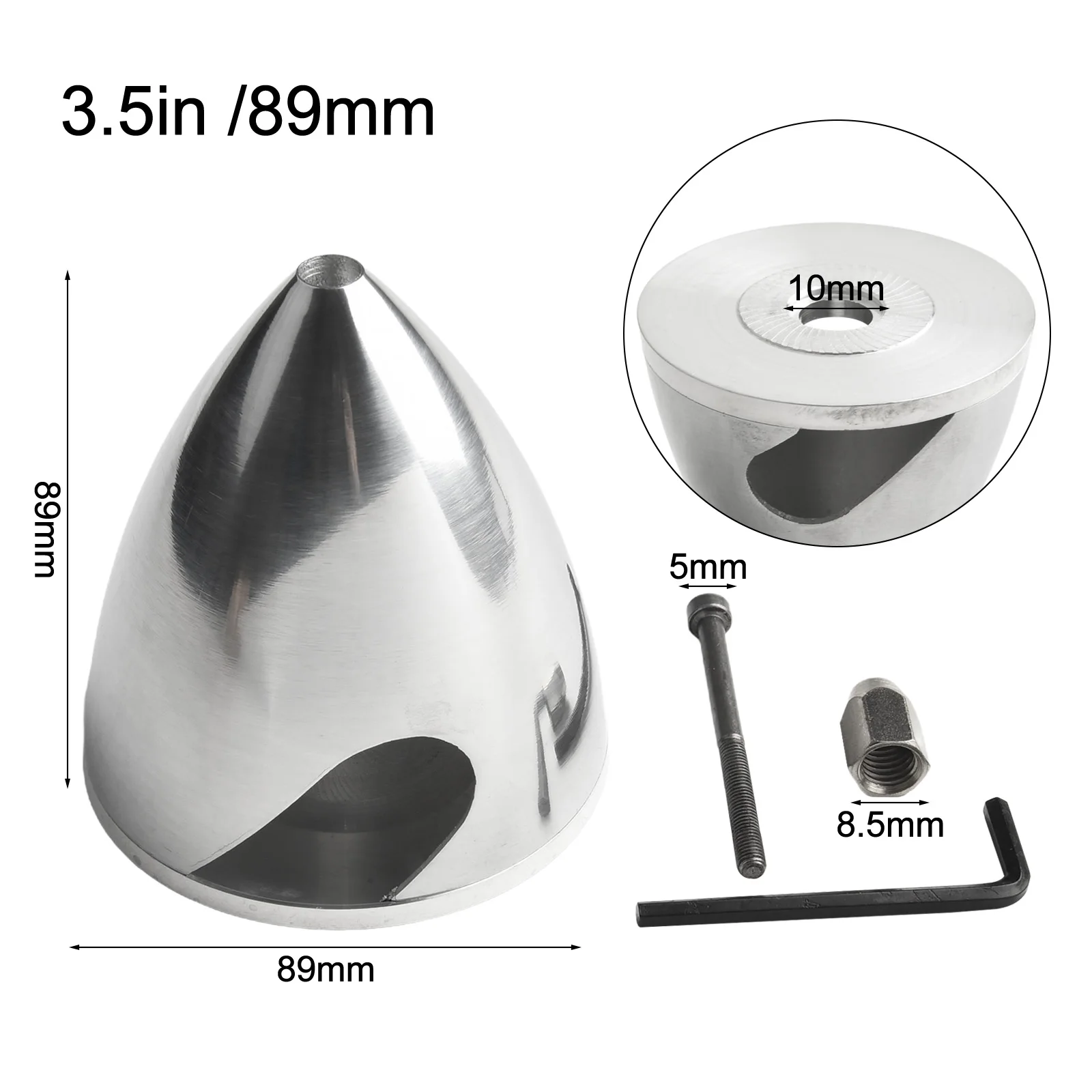 For RC Model Planes Blades Propellers Sturdy Aluminum Construction Various Sizes for Different Engines Easy Installation