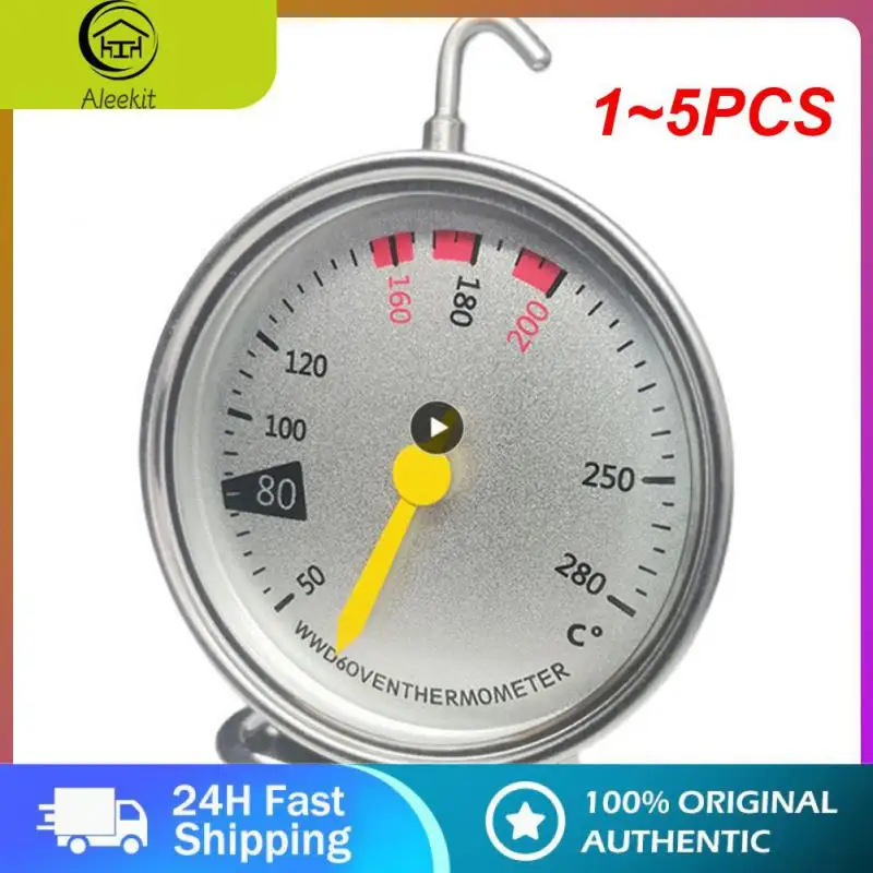 

1~5PCS Stainless Steel Oven Cooker Thermometer Mini Thermometer Grill Thermometer Kitchen Food Meat Food BBQ Cooking Temperature