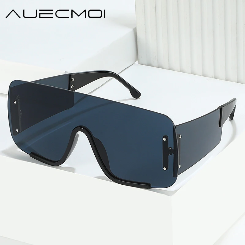 

Солнцезащитные очки с полуободковой оправой для мужчин и женщин, роскошные брендовые дизайнерские трендовые солнечные очки в стиле панк, большие, с плоским верхом, в винтажном стиле, с защитой от ультрафиолета