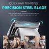 2 in 1 Full Metal Combo Kit Barber Hair Clipper For Men Professional Electric Beard Hair Trimmer Rechargeable Haircut 3