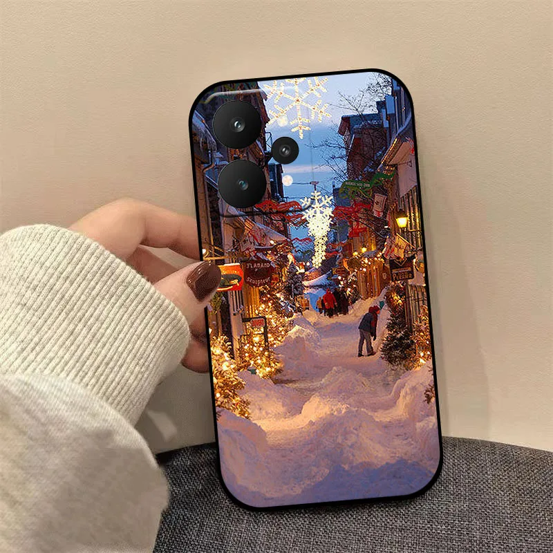 Festive Christmas Style Soft Silicone Phone Case Cover