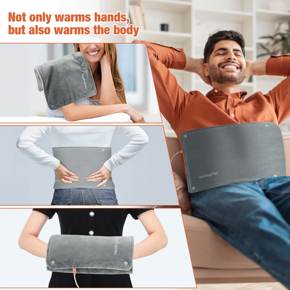 Heating Pad 50℃ Heat Graphene Thermostat Hand Warmer Winter Office Hand Warming