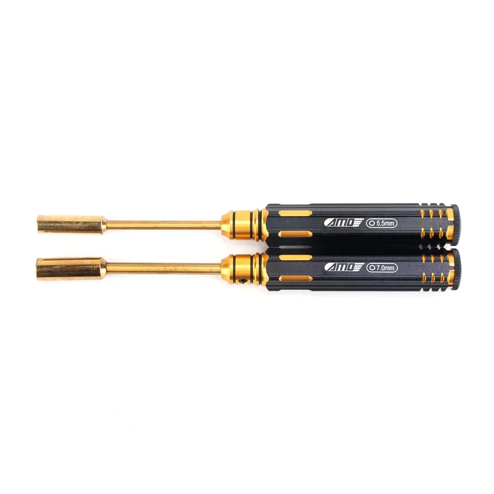 Titanium-Plated Precision Screwdriver Set with Allen, Slotted, and Phillips Tips (8 Pieces)