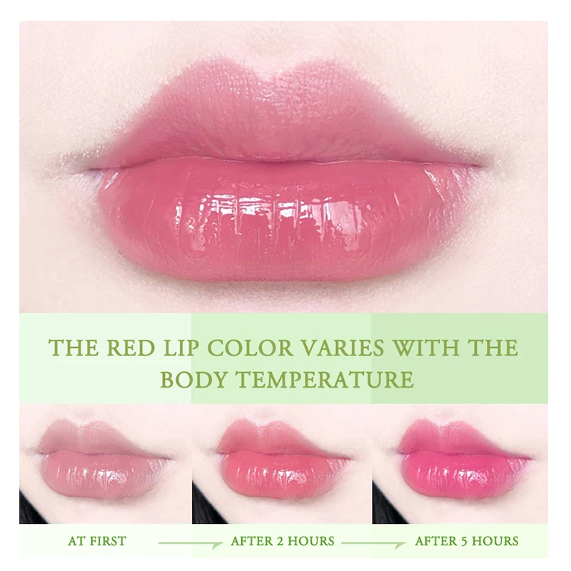 12PCS Set Aloe Extract Lip Balm Color-changing Lip Balm Long-lasting Moisturizing Lipstick for Valentine's Day & Festival Gift 3