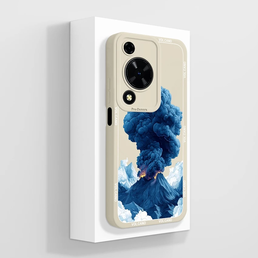 Beautiful Floral Liquid Silicone Phone Case