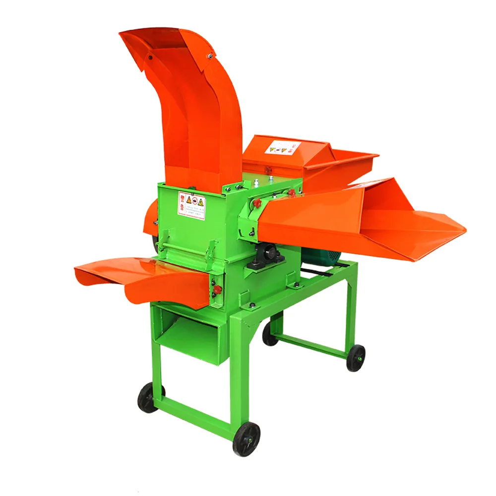 Corns/Maize Stalk Grinder Hay Bale Cotton Straw Crusher Dry Grass Crushing Machine wet and dry hammer blade pulverizer animal feed hammer mill maize corn soybean grass crusher grinder machine