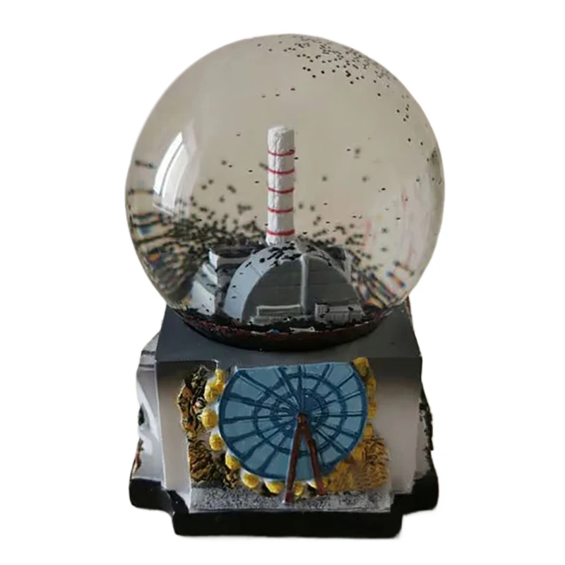 Chernobyl Snow Globe Ukrainian Nuclear Power Plant Tragedy In Pripyat Snow Globe Ornament 1PCS plush toy,nut spice grinder,ornament crafts,miniature figurines,resin ornaments,miniature ornament,3d printed toy,resin crafts,miniature duck figurines,robot doll
