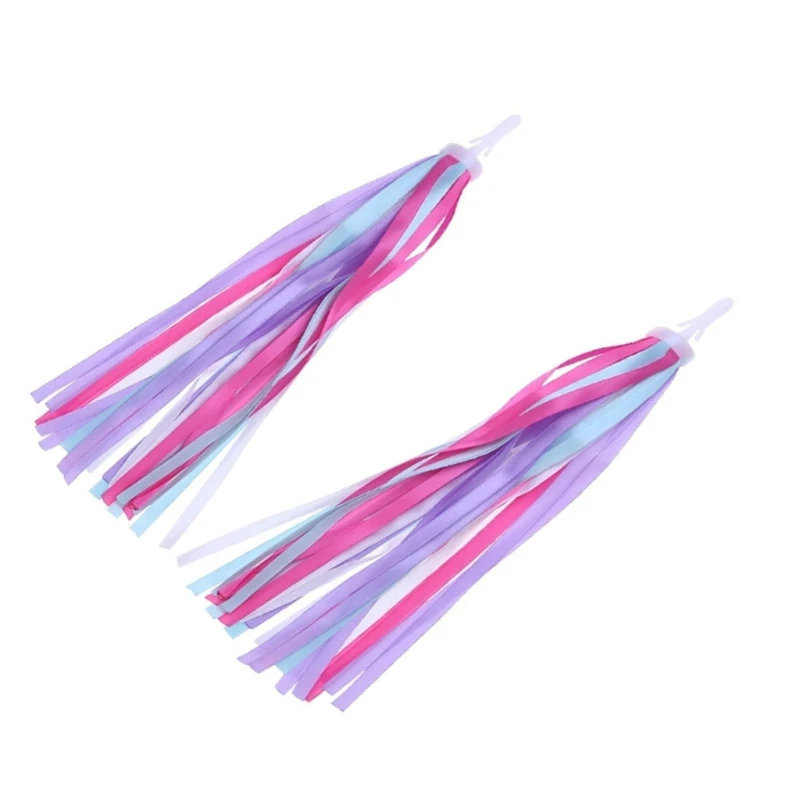 Bicycle Handlebar Grips Bicycle Accessories 1 Pair Bicycles Ribbon Grips Bike Streamers Set Scooter Tassels
