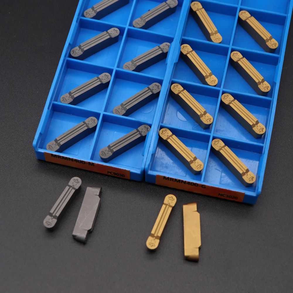 10Pcs MRMN200 MRMN300 MRMN400 PC9030 NC3020 Grooving Insert Lathe