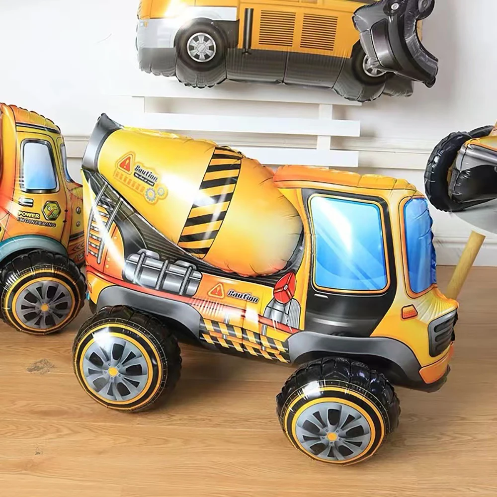 Ambulanza Camion dei pompieri Auto della polizia Palloncini di gomma stampati 12 pollici 2.8G Fornure per decorazioni per feste di compleanno per bambini  15