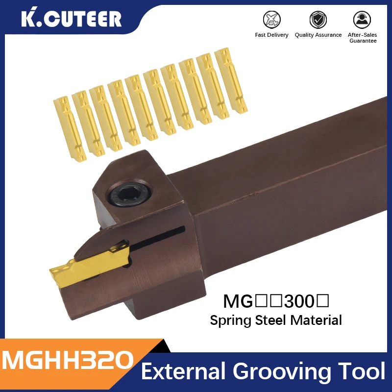 CNC Lathe Grooving Tool Holder MGEHR1616-3(0.63 Inch