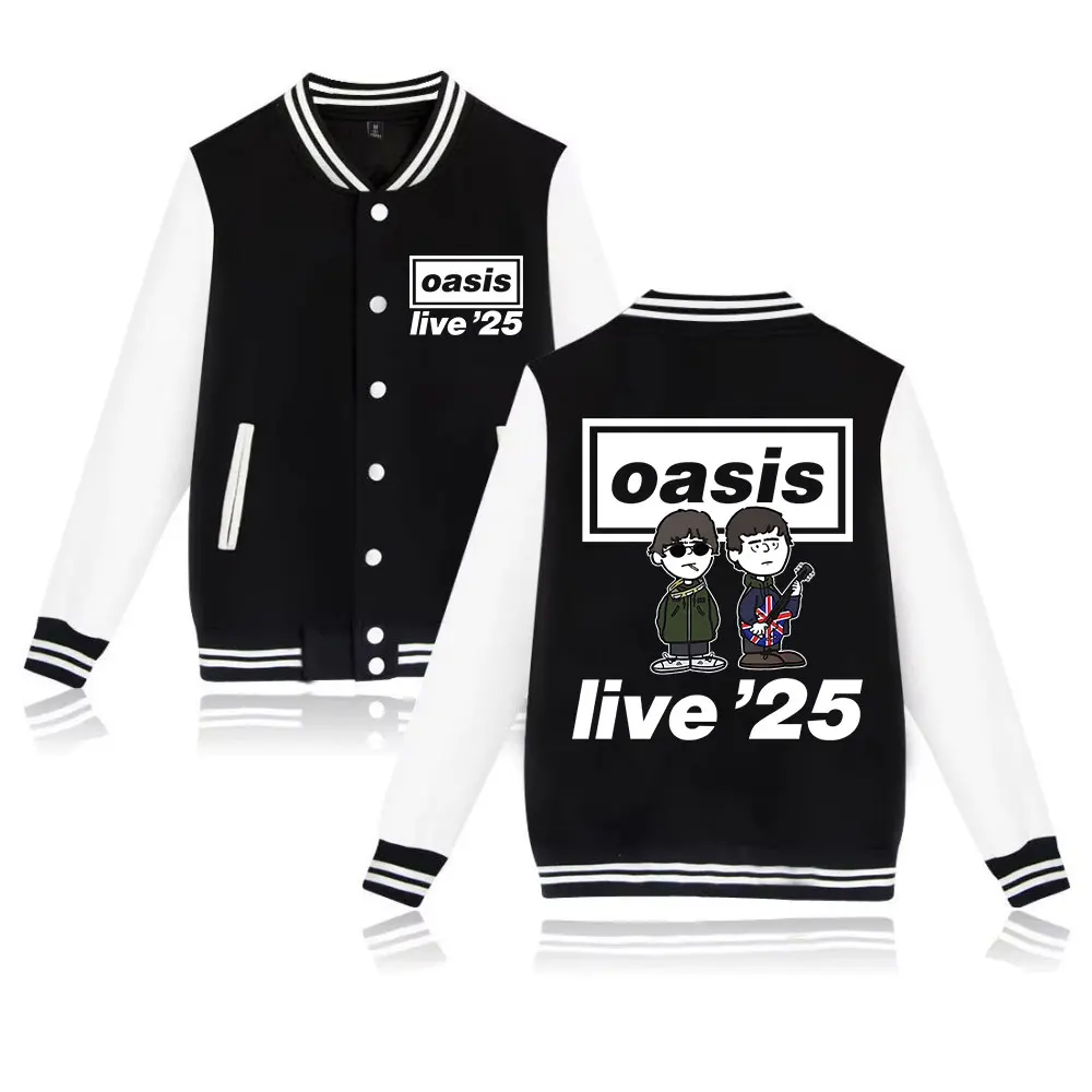 ミュージシャン Oasis Live '25 Logo Harrington Jacket Oasis Live 25 Merch Logo Harrington jacket | eBay