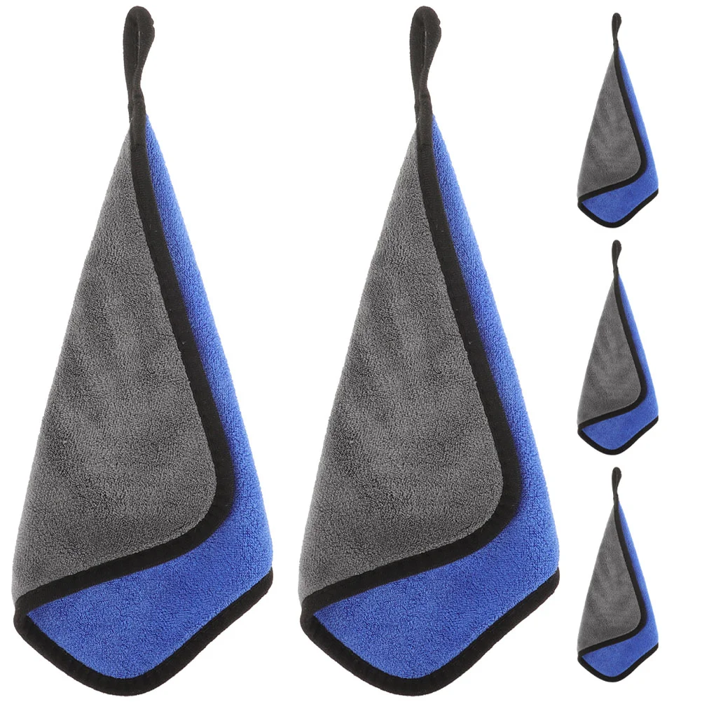 

5 Pcs Pole Cloth Pool Stick Shaft Cleaner Cue Towels Polisher Snooker Cleaning for Billiard Coral Fleece