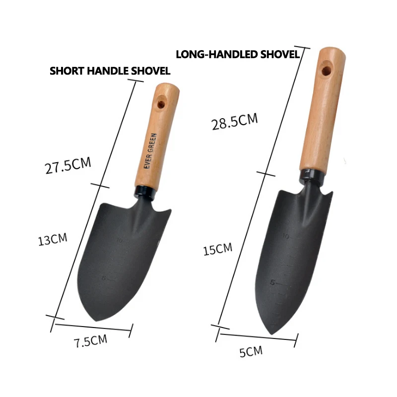 Carbon Steel Garden Shovel Flower Planting Shovel Garden Tool Bonsai Shovel Gardening Hand Tools For Garden Home Plant Tool✈✈✈ 5