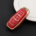 Red key case
