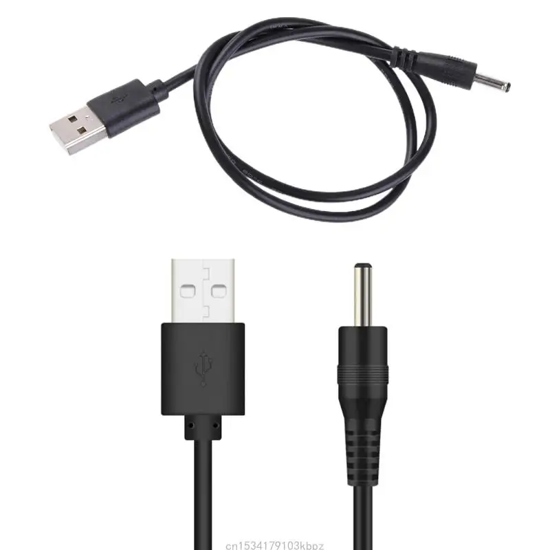 Universal USB to DC Power Supply Cable Adapter, Multisize Connector