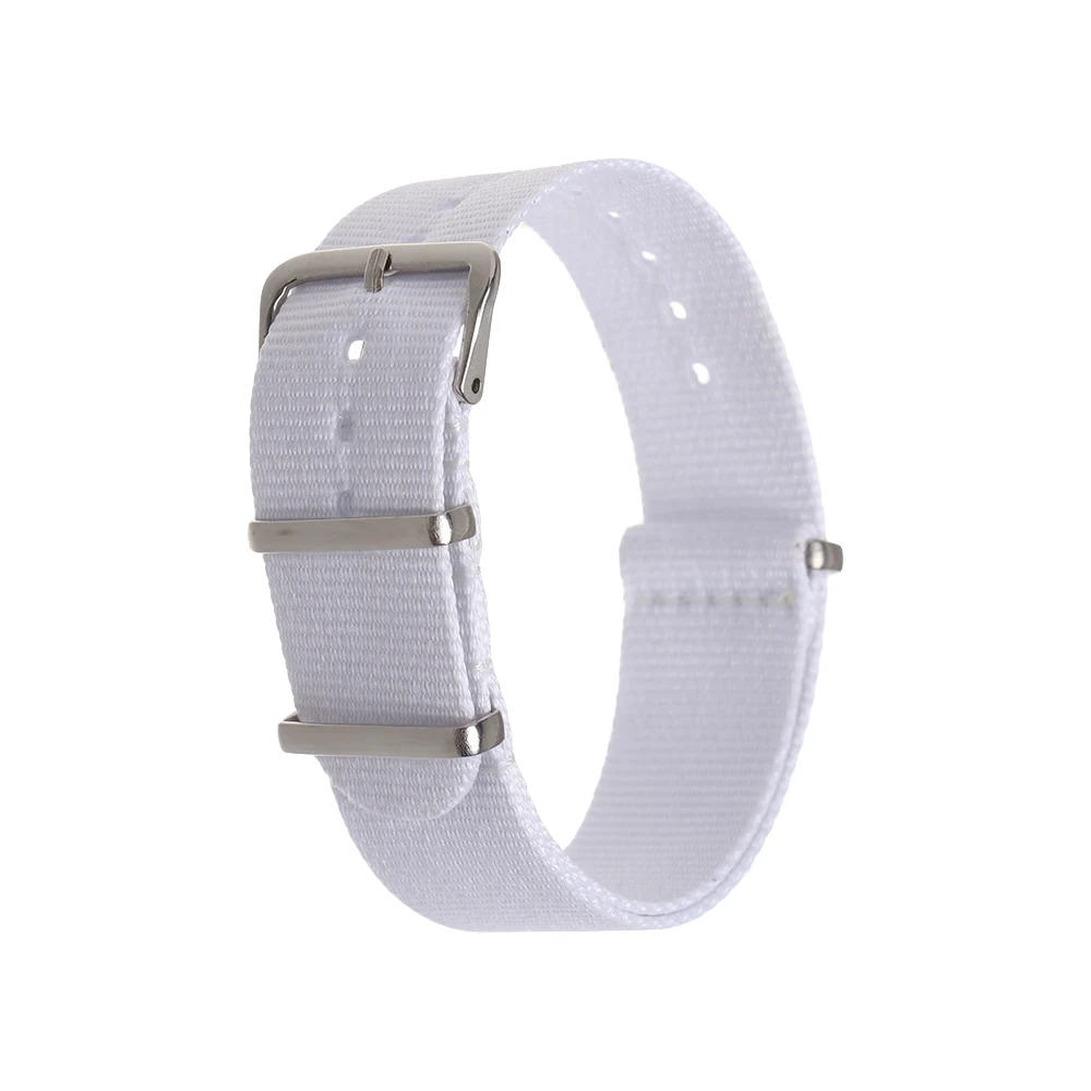 Universal Adjustable Nylon Watch Strap – Breathable Weave Wristband Replacement