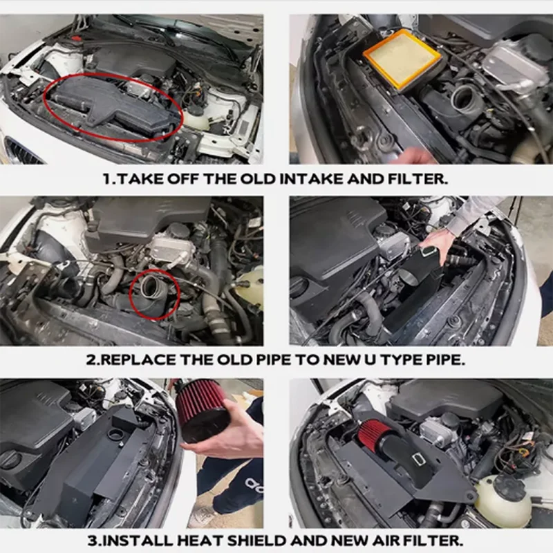 Car Modification parts Intake modification kit For 2013- BMW 228i 320i 328i 420i 428i 2.0T N20 N26 F20 F21 F30 F31 2.0, air intake kit
