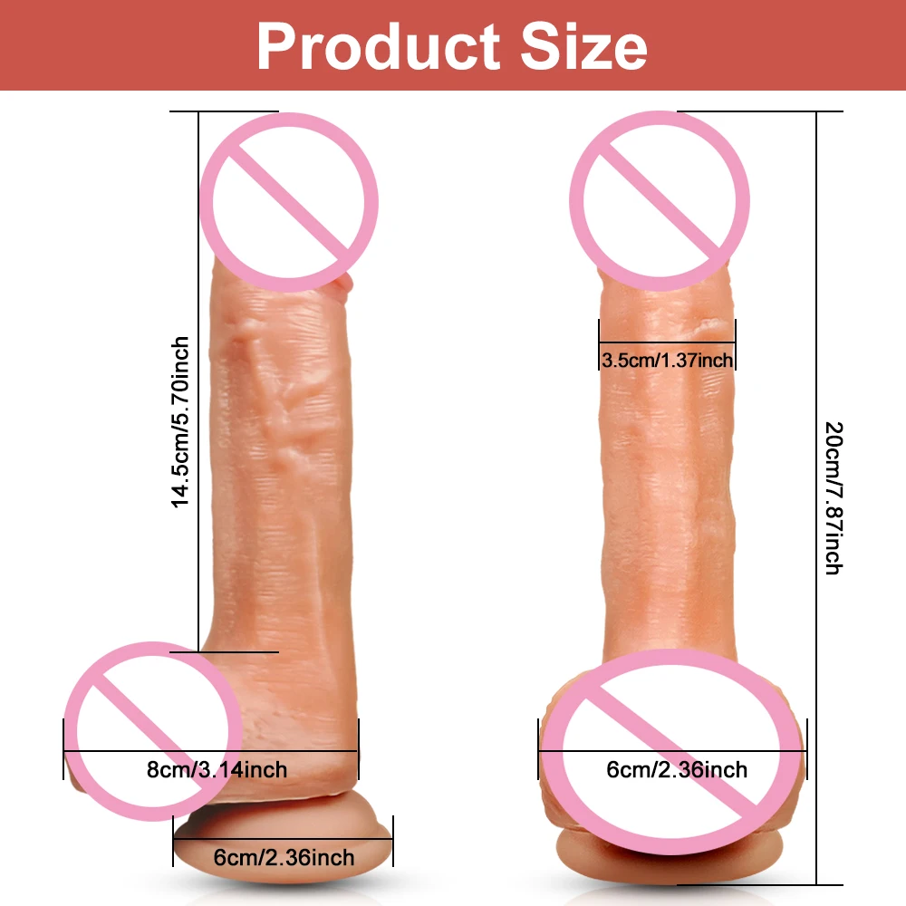 APP Control Thrusting Realistic Dildo for Women G Spot Liquid Silicone Heating Big Penis Female Sex Toys