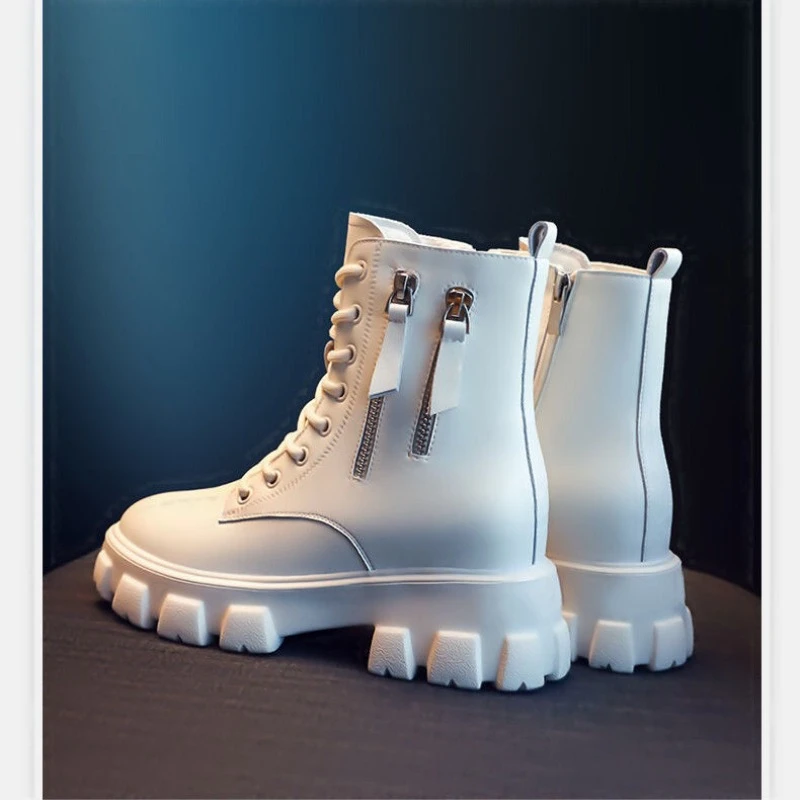 Snow Boots Women Winter 2023 New Plush Velvet Woman Shoes Warm Ankle Boots Thick Cotton Shoes Furry Black Women PU Leather Boots