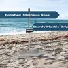 Sand Sifter Beach Sand Shifting Shovel Scoop Stainless Steel Beach Sifter, Sand Scoop Beach Rake, Shark Tooth Sifter Shovel 4