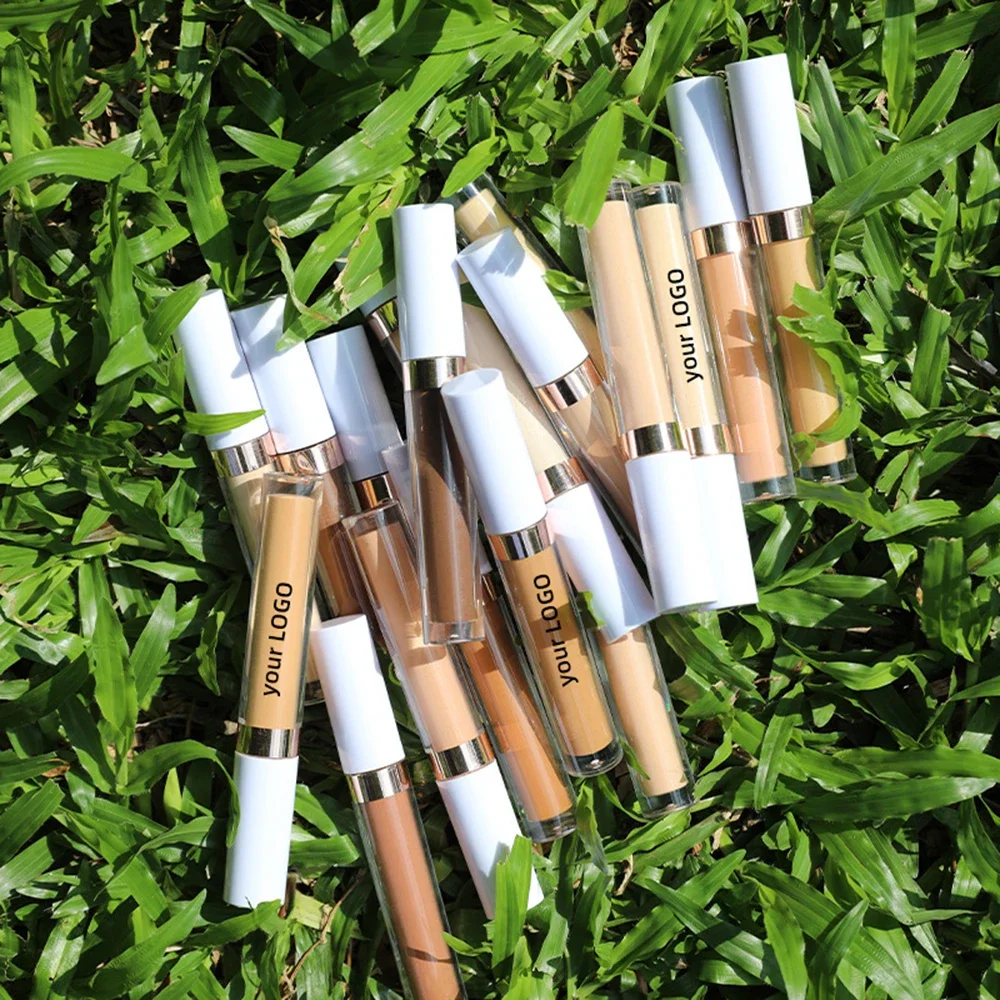 Vegan Natural Nude Face Makeup Concealer Private Label High Pigment Waterproof Brightening Liquid Concealer Custom Logo 5