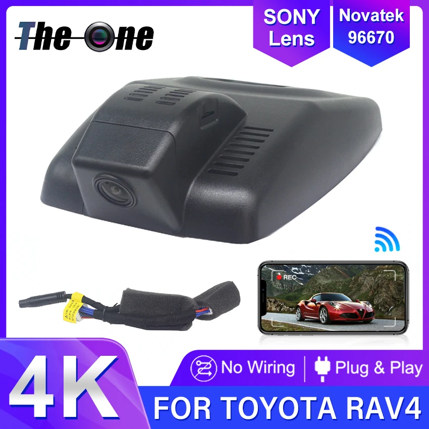 

New! Special Car DVR 4k 2160p Video Recorder Plug and play Dash Cam Camera UHD Night Vision For Toyota RAV4 2022 2023 Dashcam