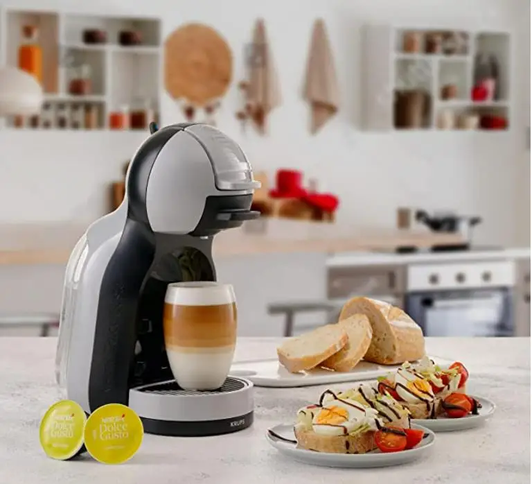 Nescafe Dolce Gusto household Capsule Coffee Machine Home Full Auto Mini Me KRUPS  cafe maker 230V milk foam KP123B GREY DIY - AliExpress