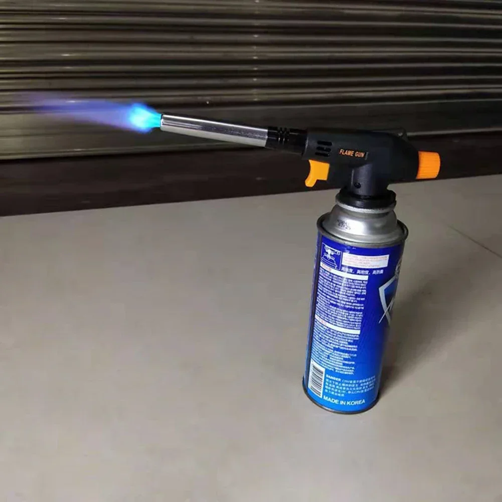 Welding Gas Torch Flame Gun Nozzle BBQ Cooking Camping Ignition Flamethrower Outdoor Heating Butane Burner Spray Equipment gas torch,welding torch,gas burner,butane torch