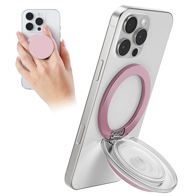 Grippopso Magnetic 360° Rotating Phone Grip and Kickstand