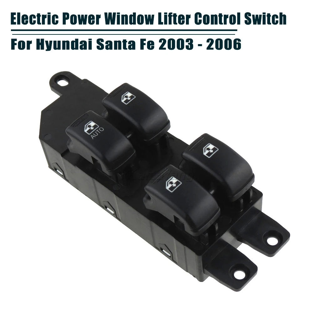 

Автомобильные аксессуары для Hyundai Santa Fe 2003 - 2006 электрический выключатель окна главный контроллер переключатели 93570-26100